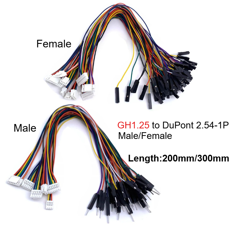 Drone Kit Hexacopter - 5 Buah GH1.25 2P-6Pin Ke Dupont
