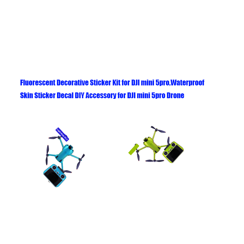 Drone Kit Waterproof - Kit Stiker Dekoratif Fluoresen untuk DJI