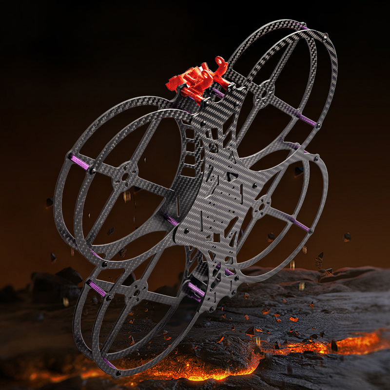 Drone Kit Octocopter - Flyroun Kit Bingkai Balap FPV Serat