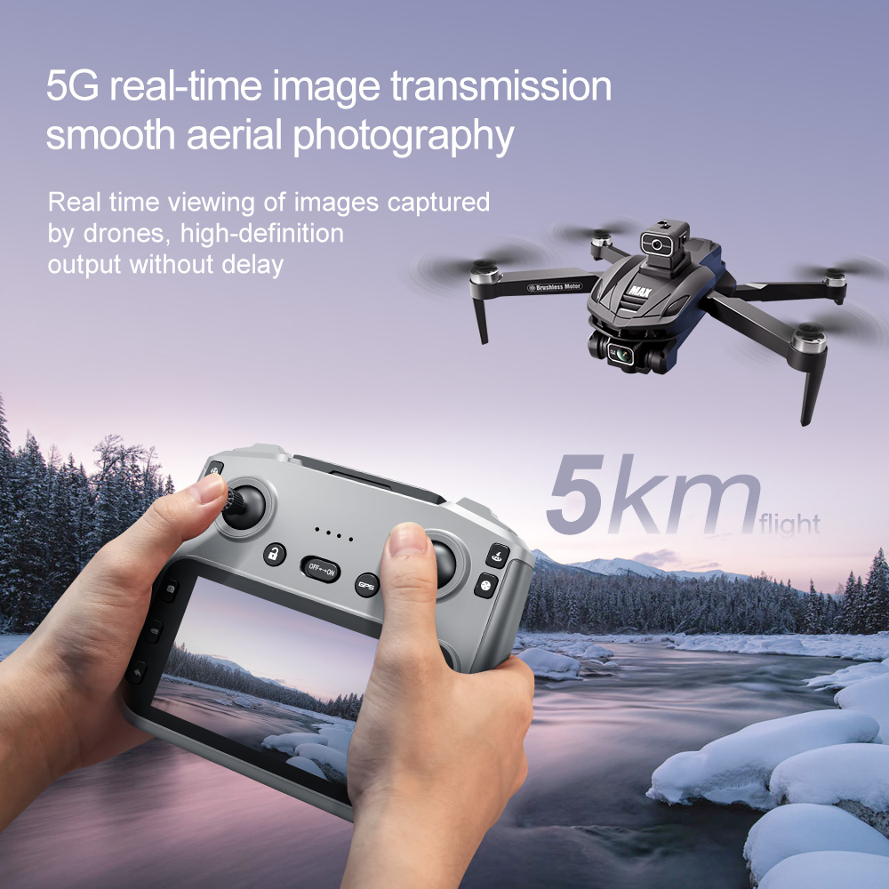 V168 PRO Max GPS Drone 8K Prof - Drone Kit Professional ulasan dan harga