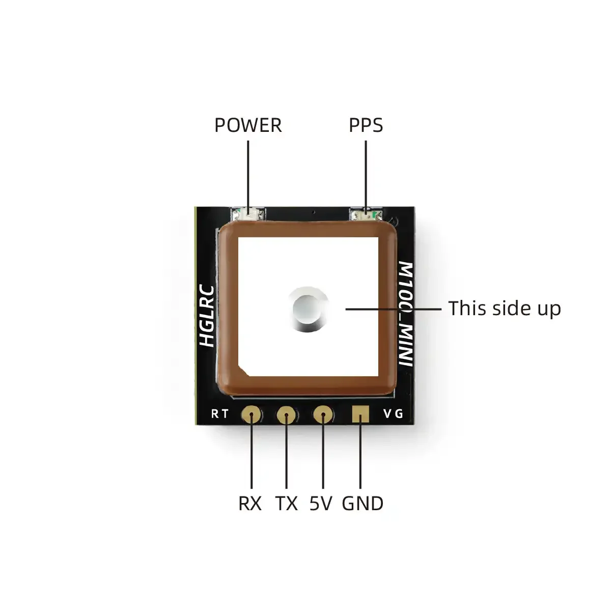 HGLRC M100 Modul GPS Mini Chip - Drone Kit Racing ulasan dan harga