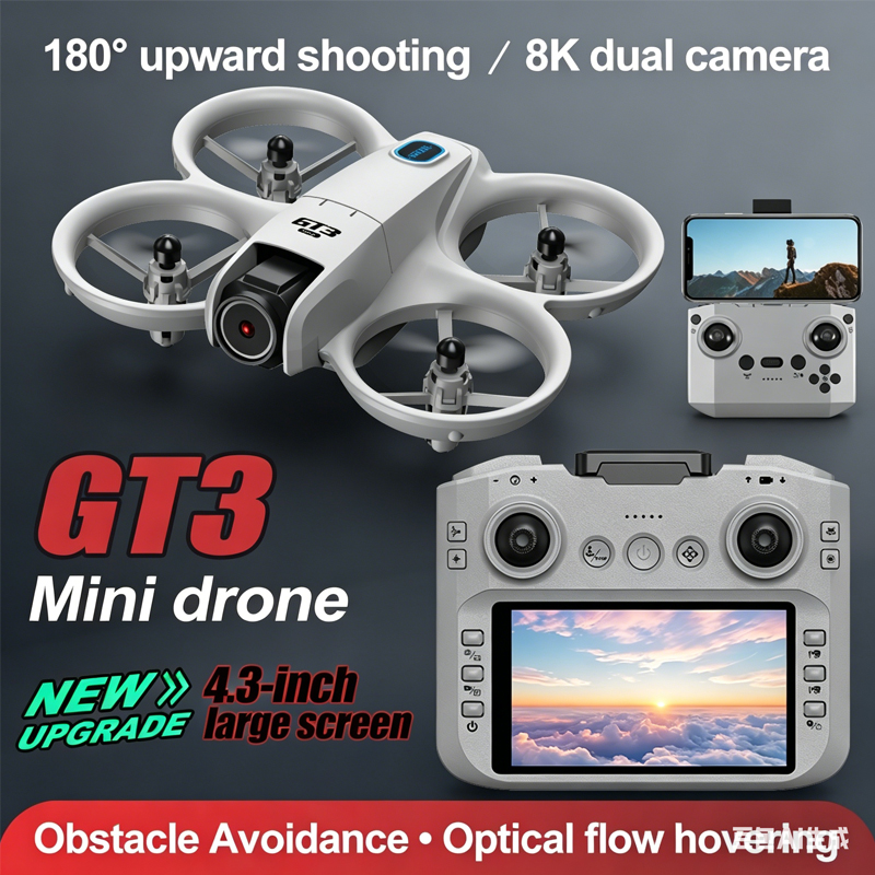 Mini Drone 2026 GT3/GT3 MAX Dr - Drone Kit Tricopter ulasan dan harga